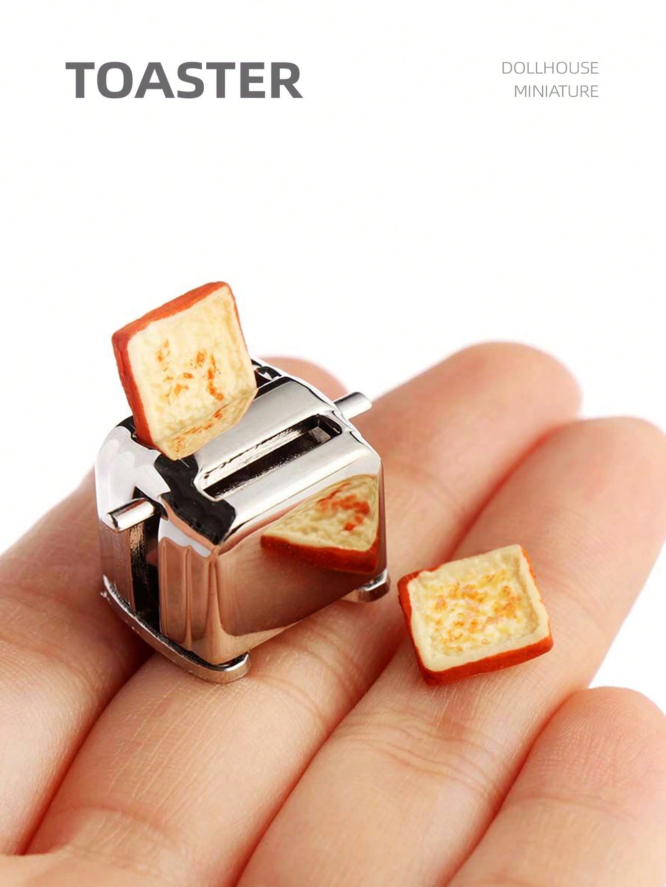 Kitchen Gadgets Website - 1:12 Dollhouse Miniature Toaster, Mini Simulation