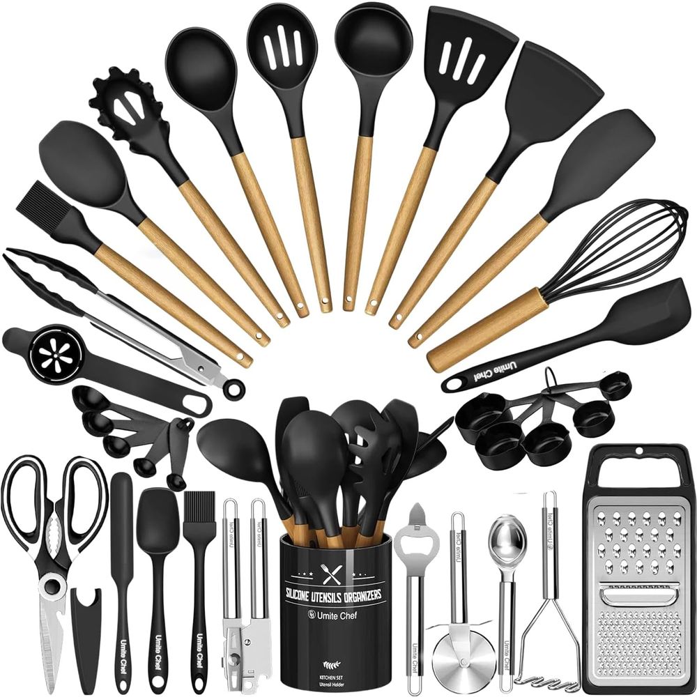 Kitchen Gadgets And Utensils - Kitchen Utensils Set - 34PCS Silicone