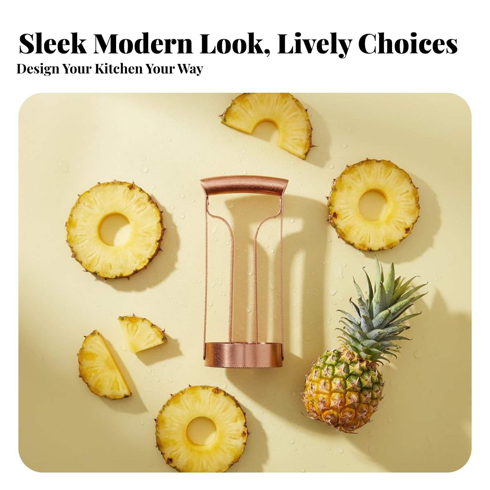 Kitchen Gadgets & Toys - Stainless Steel Pineapple Cutter Cores and