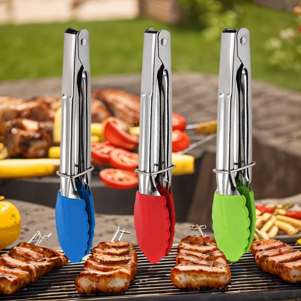 Kitchen Gadgets Made In Usa - A Set of Three Barbecue Tongs
