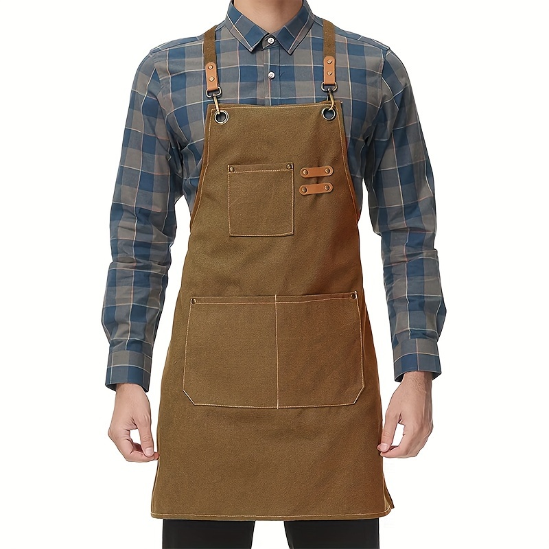Kitchen Gadgets For Women - Household Canvas Apron Oil-proof Can Wipe