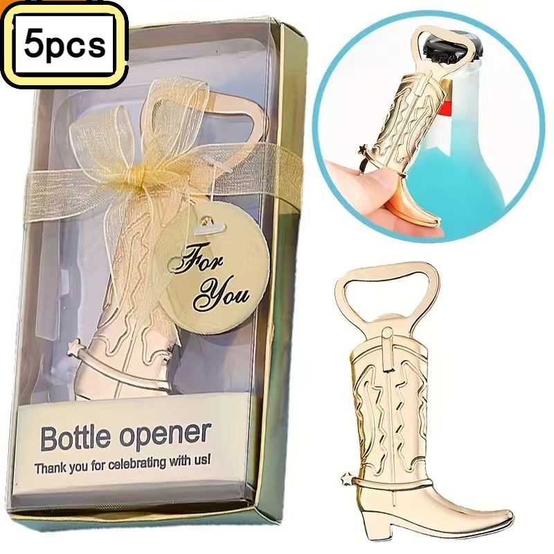 Kitchen Gadgets Presents - 5pcs Boot Bottle Opener with Package