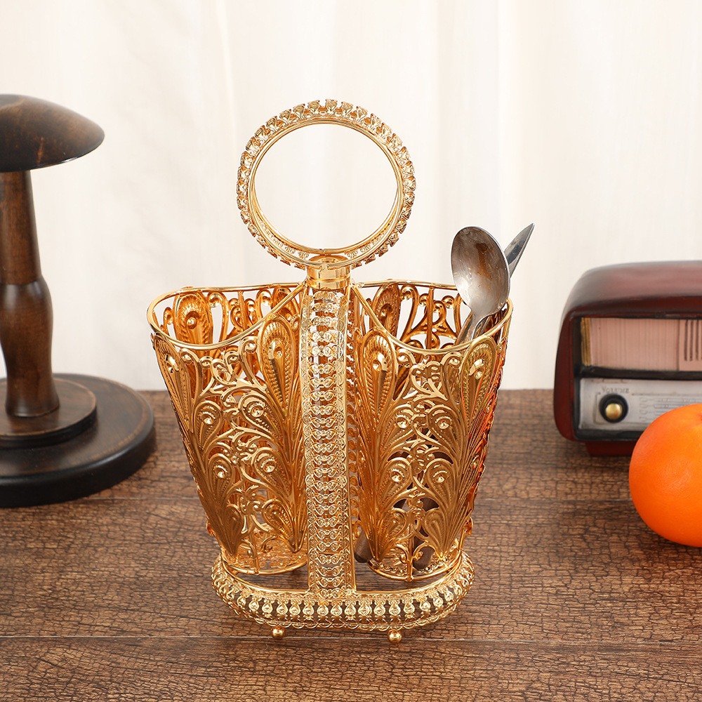 Kitchen Gadgets And Utensils - Utensil Caddy Practical Tableware Basket Elegant