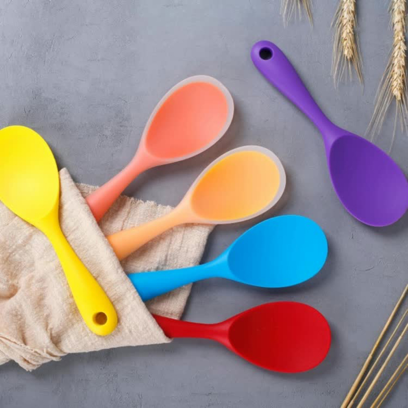 Kitchen Gadgets On Sale - 1Pcs Silicone Spoon Non-stick Cooking Spoon