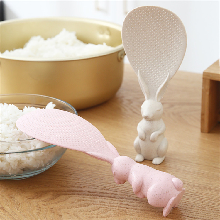 Kitchen Gadgets On Sale - Straw rabbit spoon can stand up