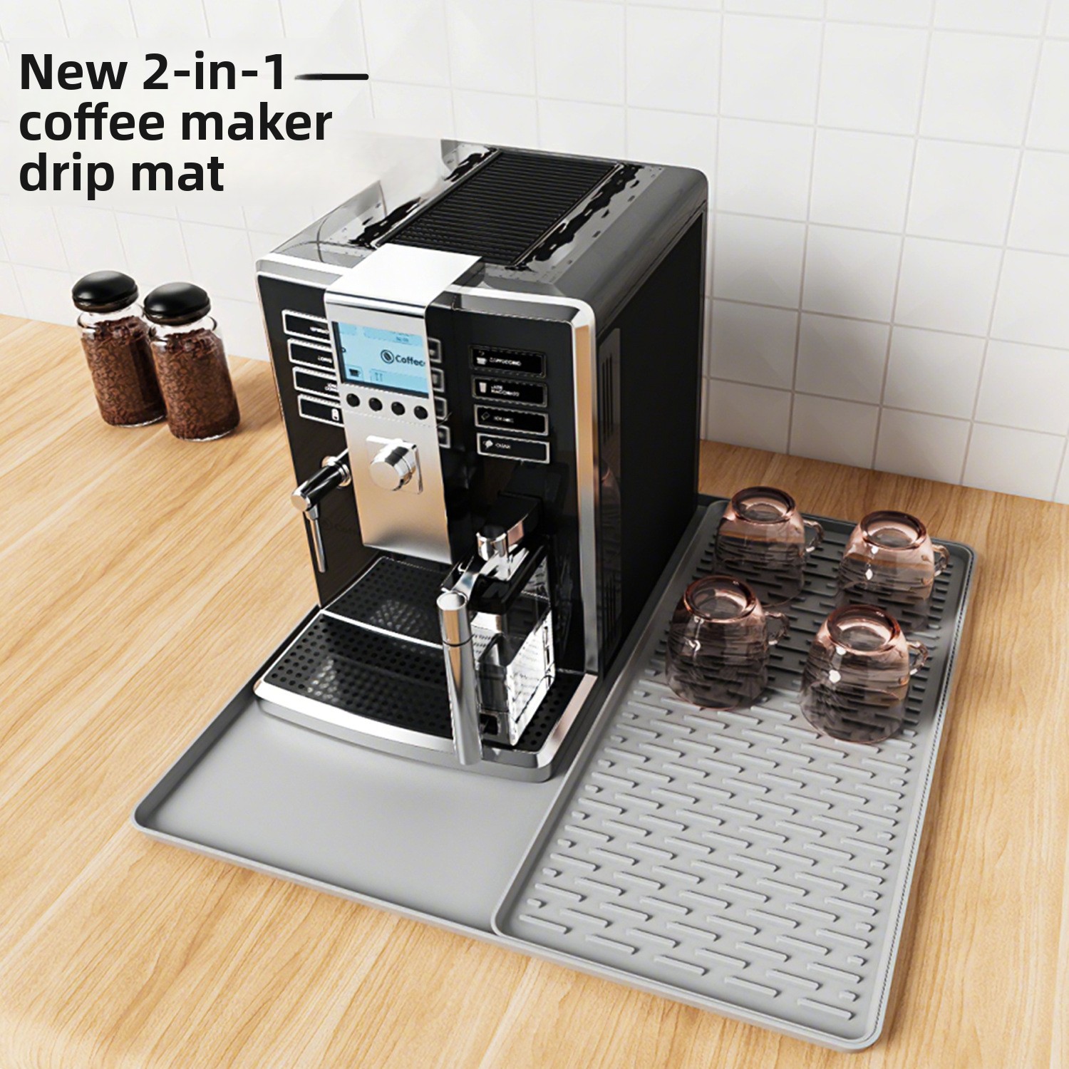 Kitchen Gadgets On Sale - Silicone Coffee Machine Mat Non Slip