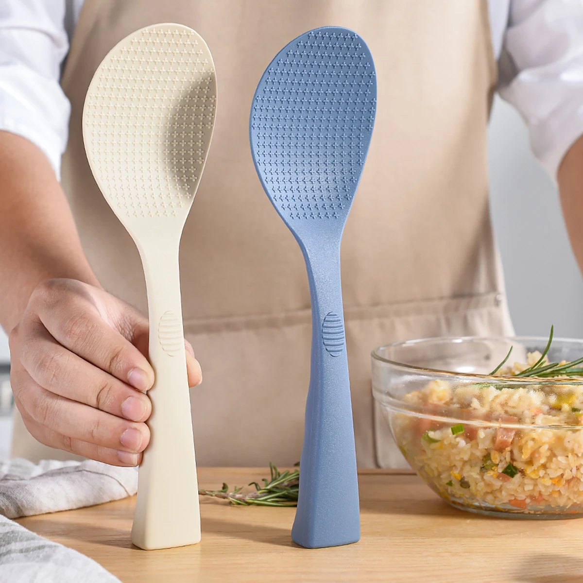 Kitchen Gadgets On Sale - 1PC Food Grade Silicone Rice Spoon