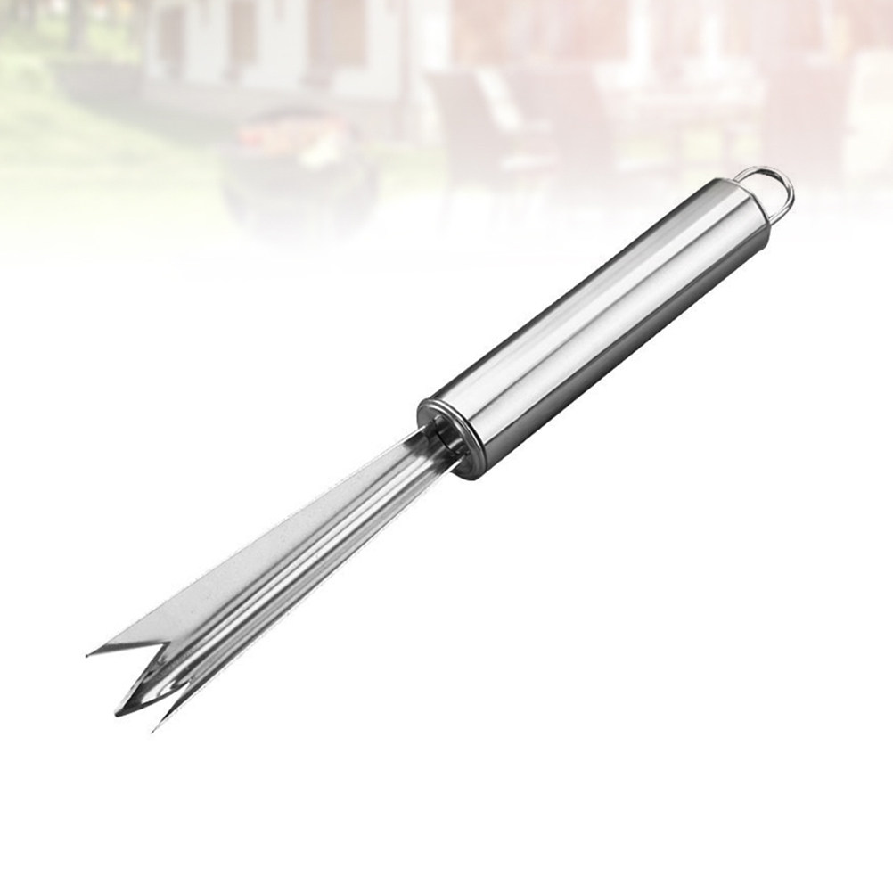 Kitchen Gadgets & Toys - 4Pcs Stainless Steel Pineapple Eye Peeler