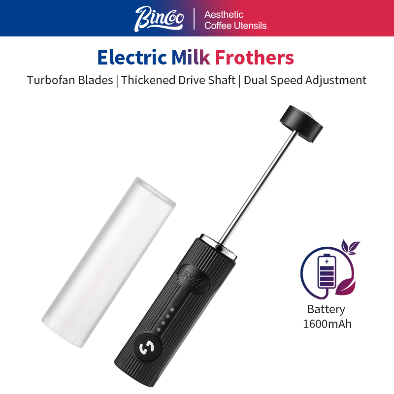 Kitchen Gadgets Website - BINCOO Electric Coffee Frother USB Rechargeable