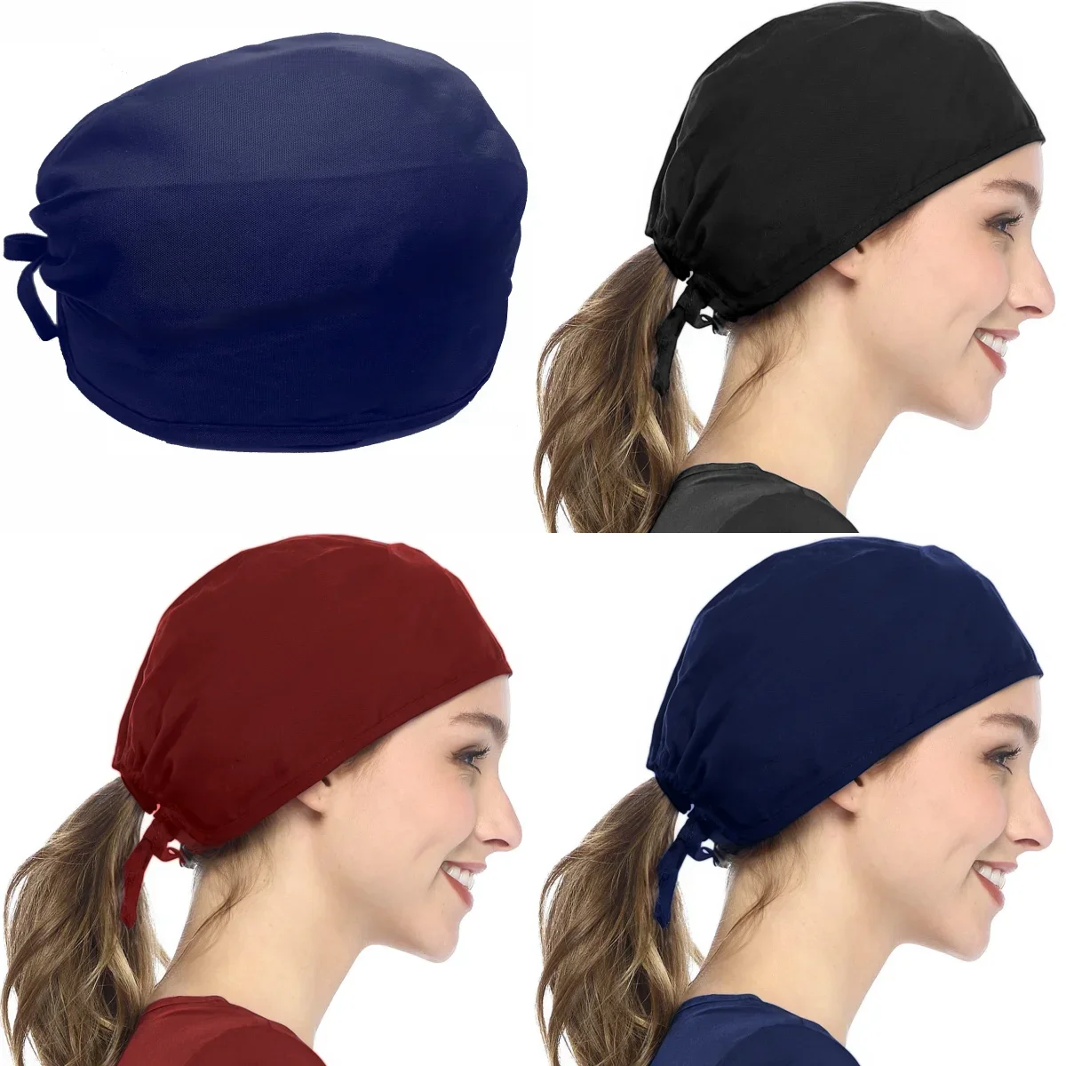 Kitchen Gadgets For Women - Unisex Nursing Scrub Caps 100% Cotton