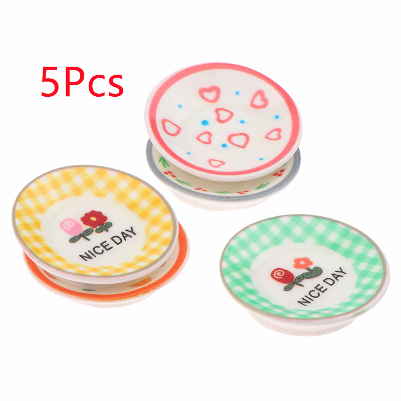 5Pcs 1/12 Dollhouse Mini Plate - огляд і ціна Kitchen Gadgets Website