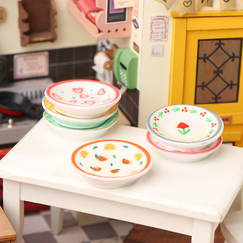 5Pcs 1/12 Dollhouse Mini Plate - огляд і ціна Kitchen Gadgets Website
