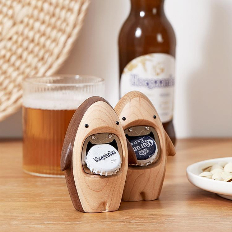 Creative Wooden Shark Bottle O - огляд і ціна Kitchen Gadgets For Gifts