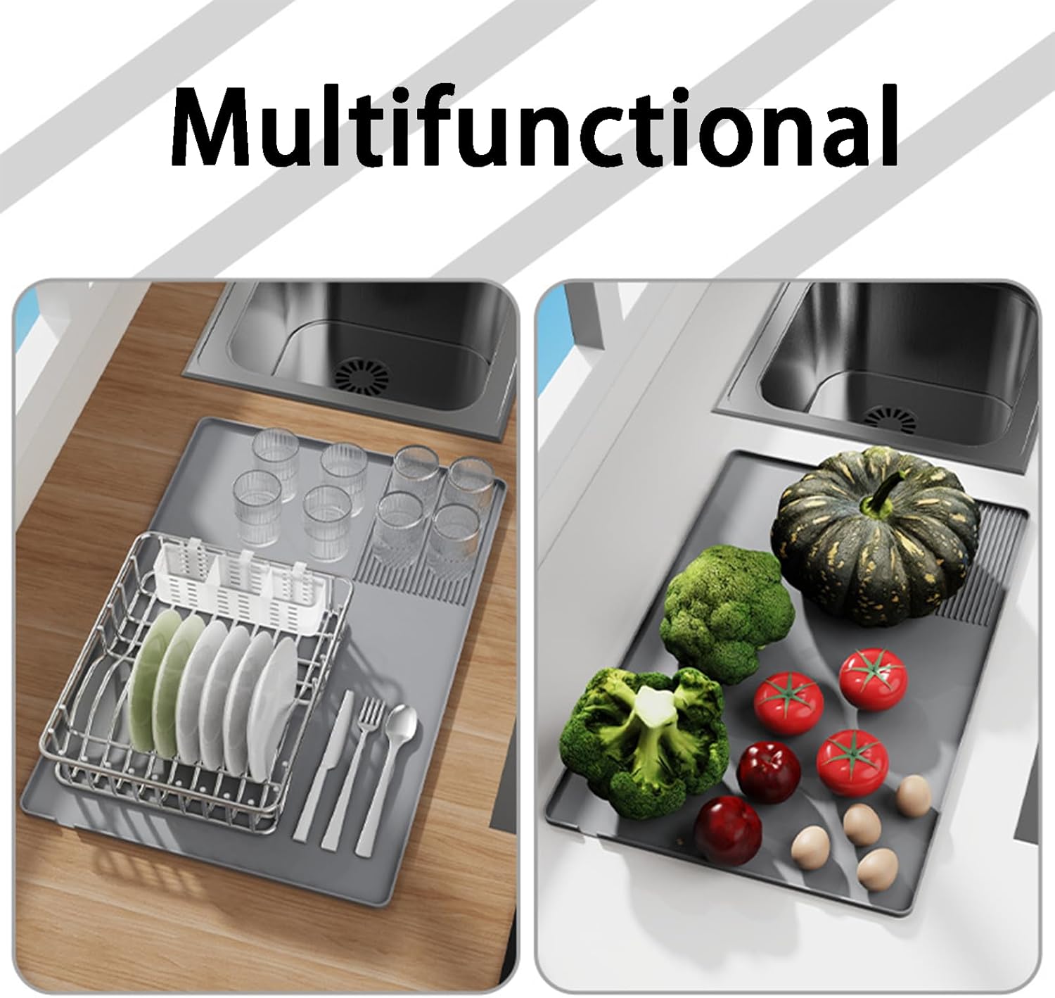 3-In-1 Silicone Coffee Mat Mul - огляд і ціна Kitchen Gadgets On Sale