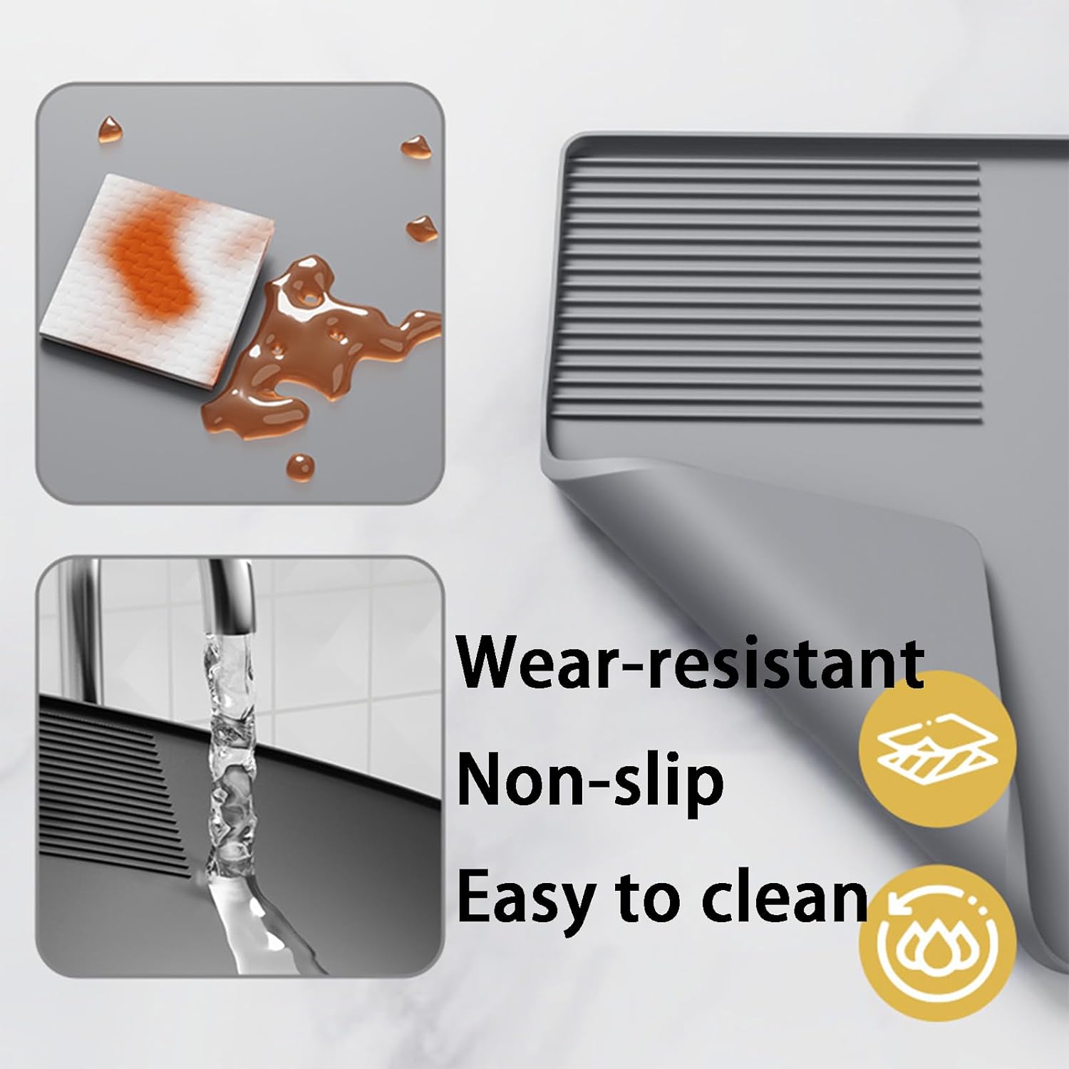 3-In-1 Silicone Coffee Mat Mul - огляд і ціна Kitchen Gadgets On Sale