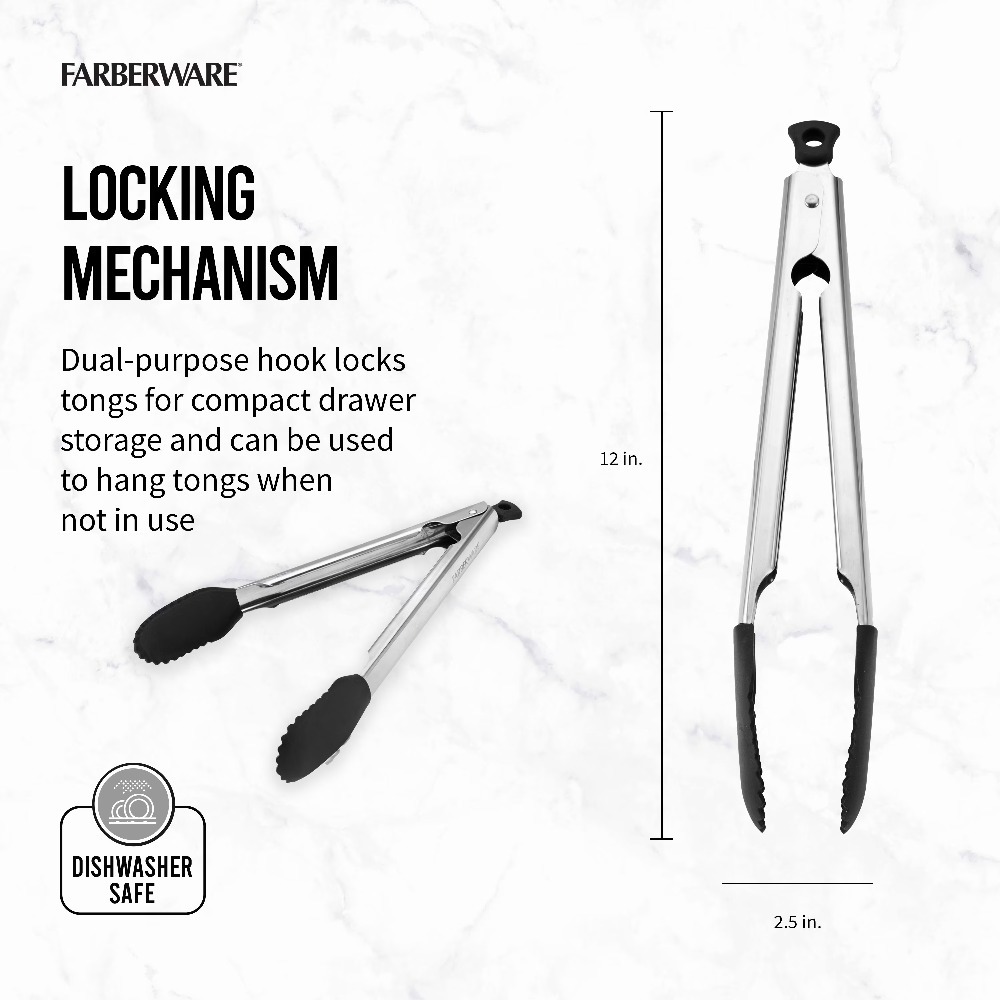 Silicone Tip Locking Food Tong - огляд і ціна Kitchen Gadgets And Utensils
