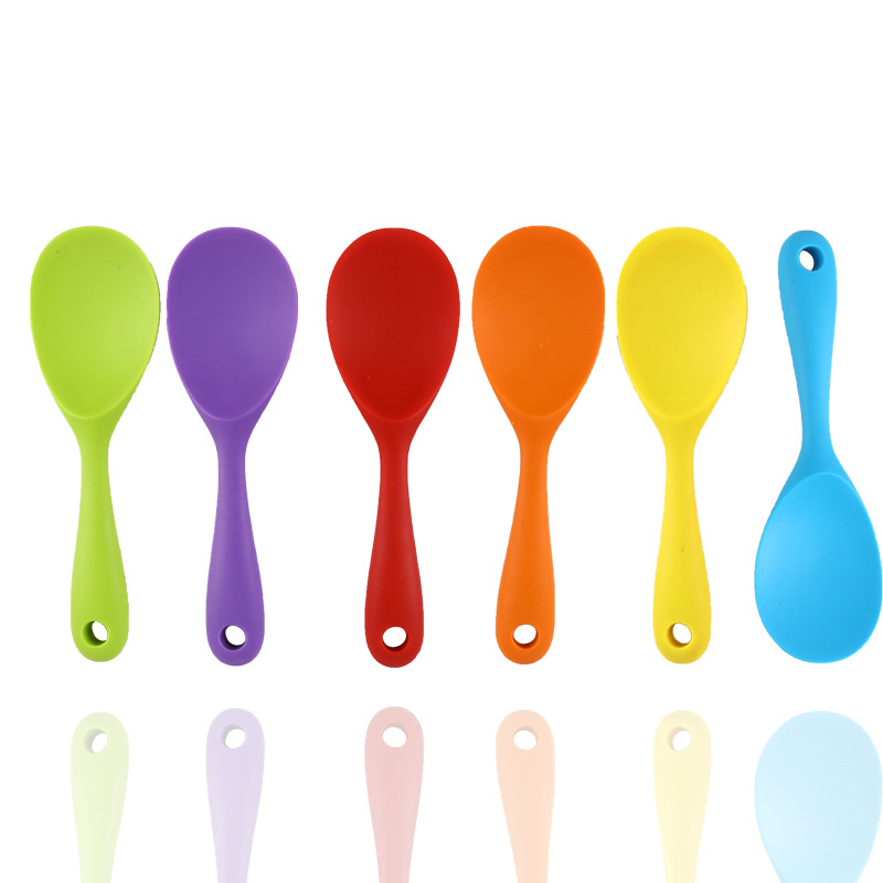 1Pcs Silicone Spoon Non-stick  - огляд і ціна Kitchen Gadgets On Sale