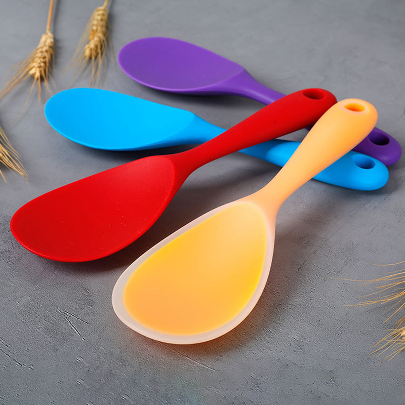 1Pcs Silicone Spoon Non-stick  - огляд і ціна Kitchen Gadgets On Sale
