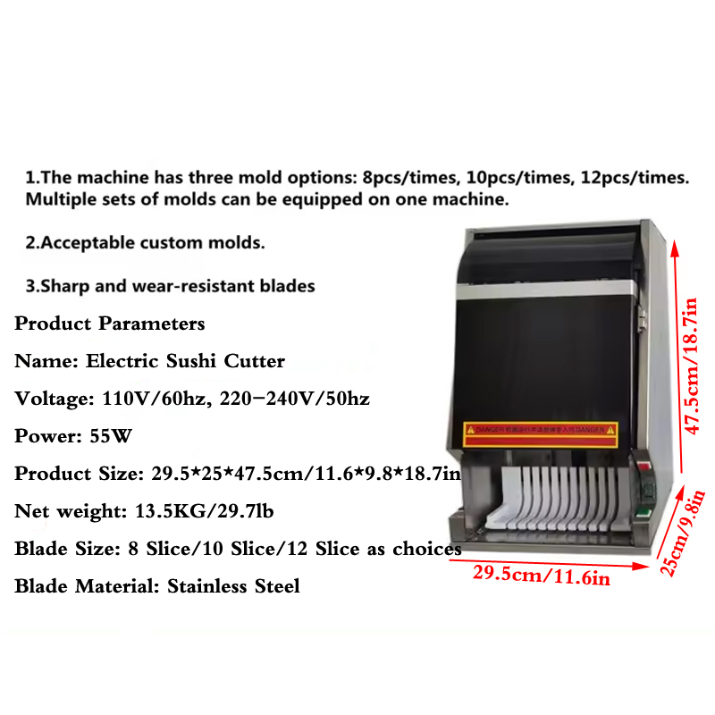China-Made Automatic Sushi Cut - огляд і ціна Kitchen Gadgets Made In Usa