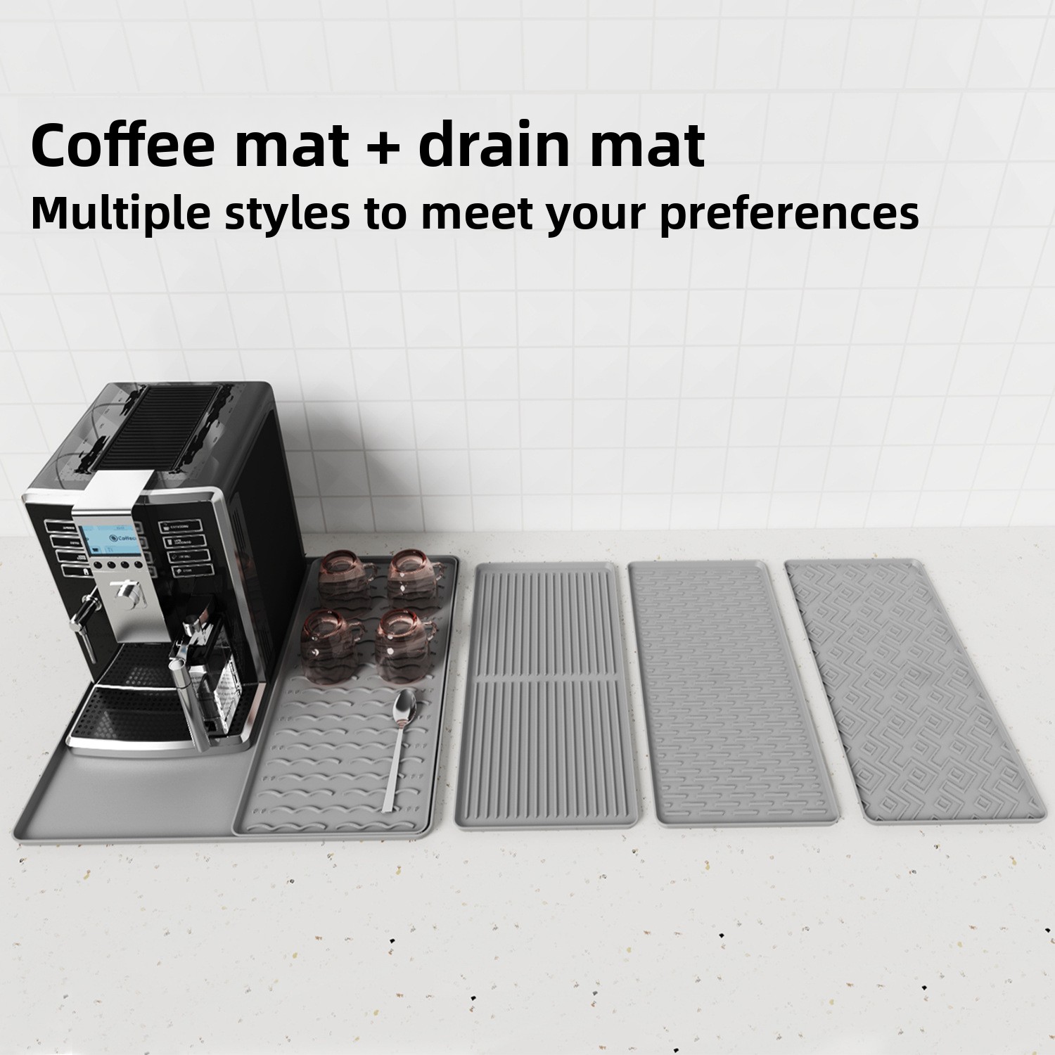Silicone Coffee Machine Mat No - огляд і ціна Kitchen Gadgets On Sale