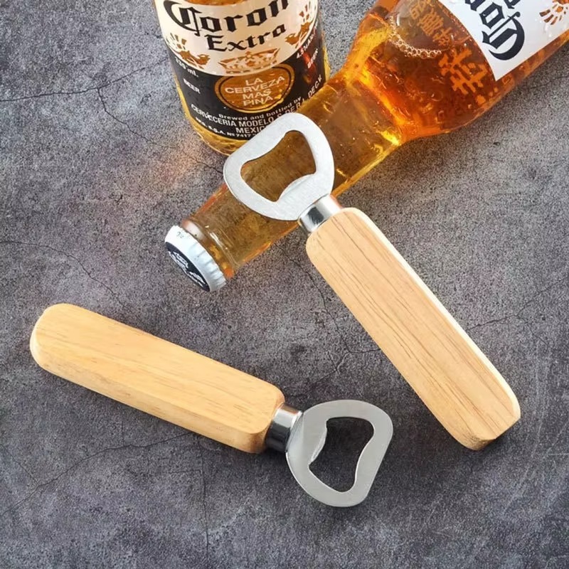 Stainless Steel Wooden Bottle  - огляд і ціна Kitchen Gadgets For Gifts