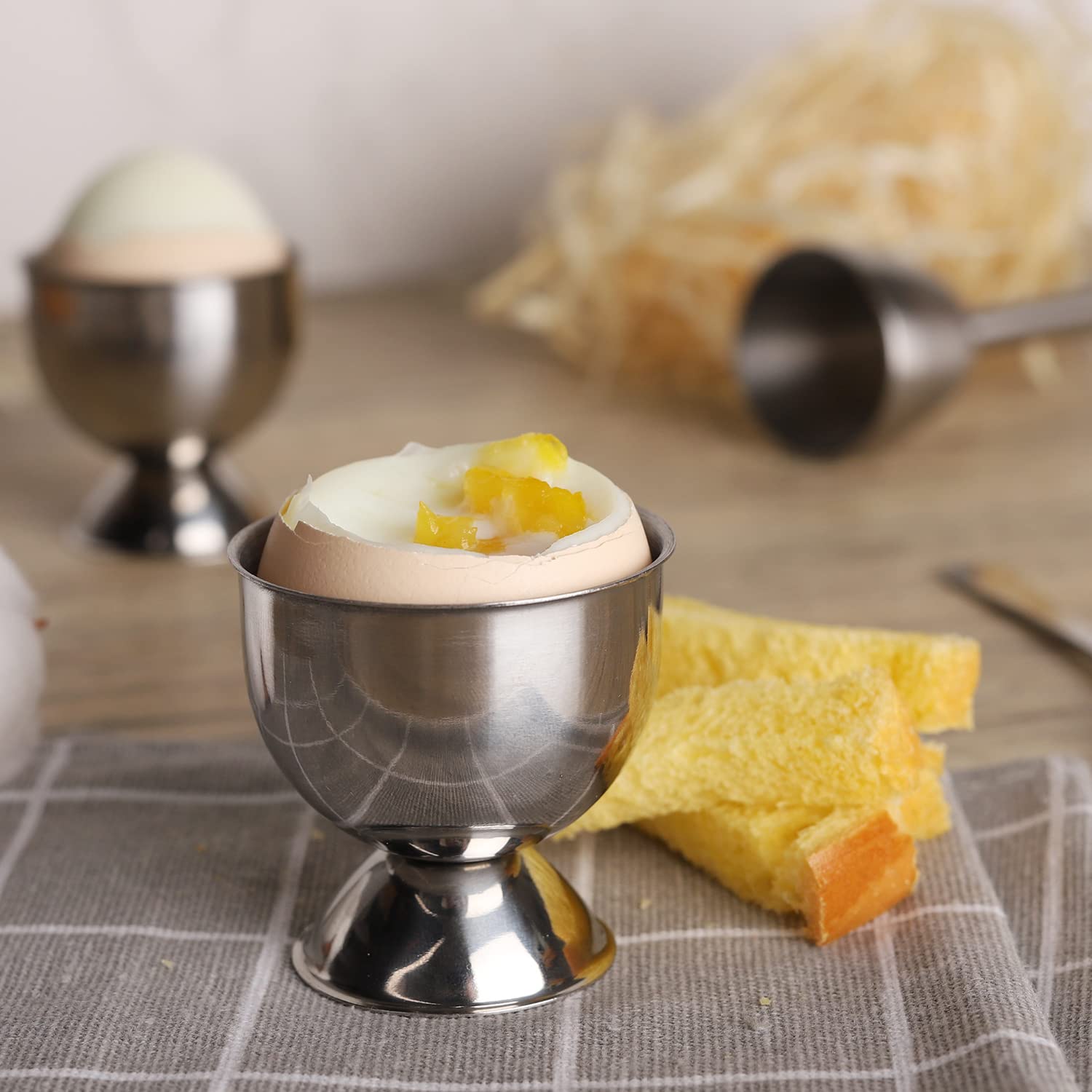 Stainless Steel Egg Cups Set H - огляд і ціна Kitchen Gadgets For Gifts