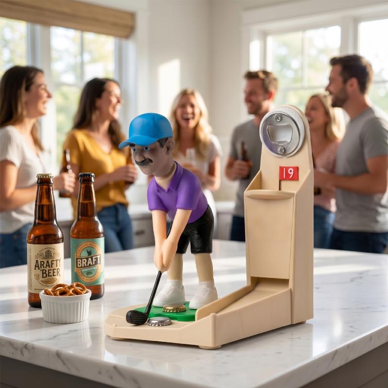 ㈅Golfer Figurine Beer Bottle O - огляд і ціна Kitchen Gadgets For Gifts