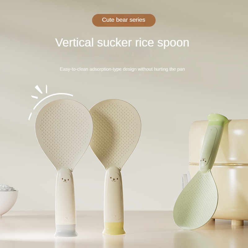 New Suction Cup Rice Spoon Can - огляд і ціна Kitchen Gadgets On Sale