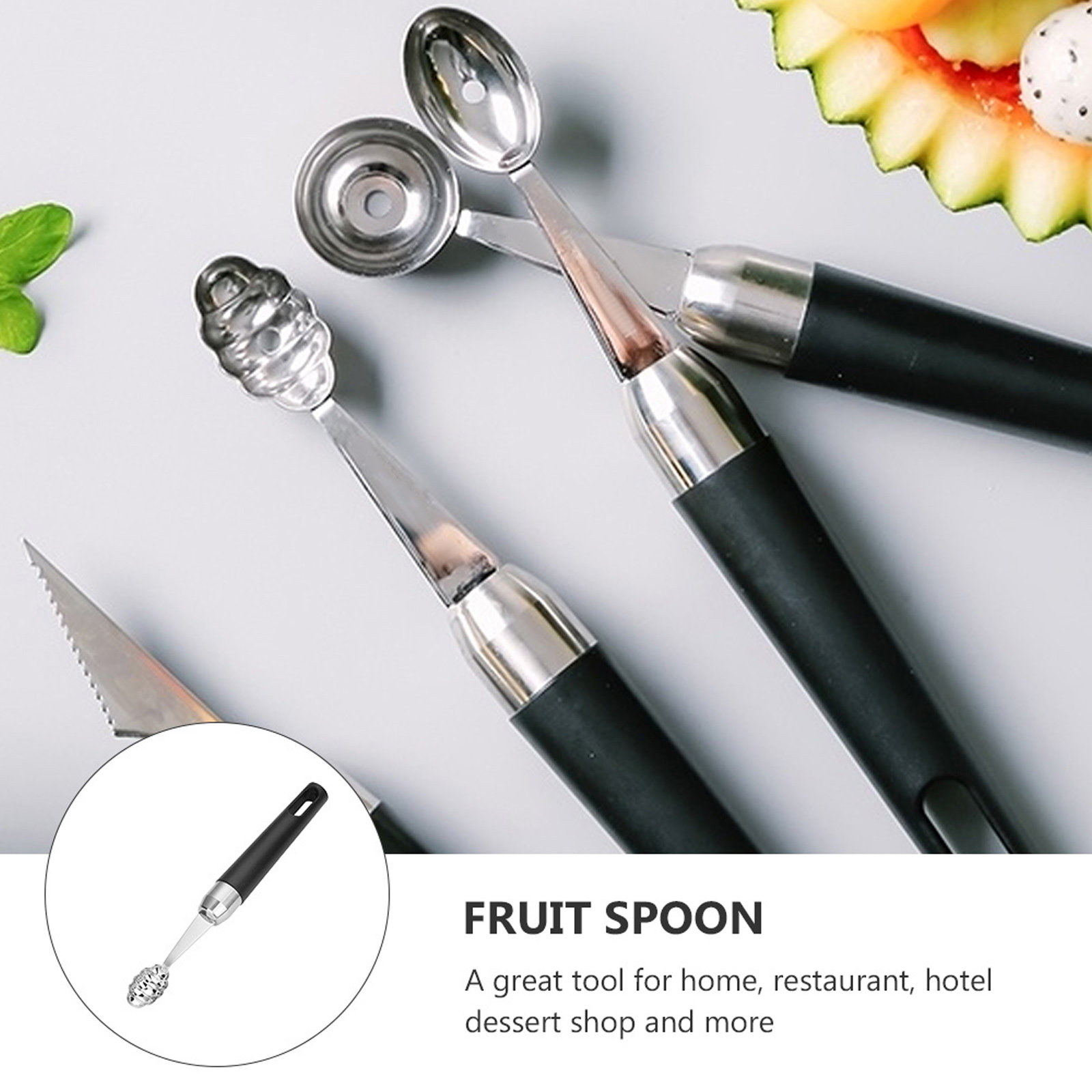 1Pcs Stainless Steel Fruit Sco - огляд і ціна Kitchen Gadgets & Toys
